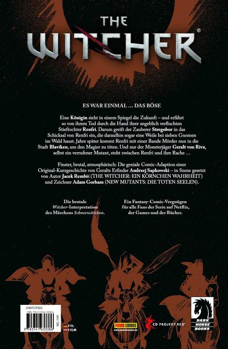 Produktbild Panini The Witcher: Das kleinere Übel (Deutsch, Andrzej Sapkowski, Jacek Rembis, 2023)