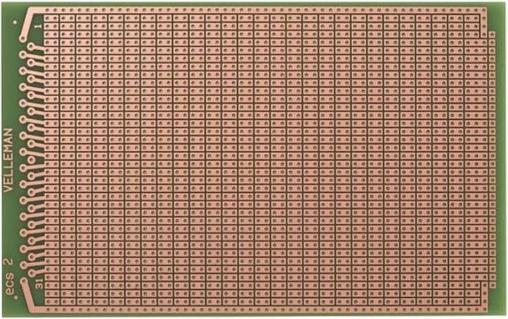 Actual product image Velleman ECS2 Euro board 2 hole (Circuit board)