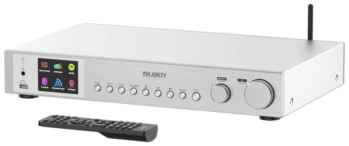 Majority Fitzwilliam 3 Silver (Internetradio, DAB+, FM, Bluetooth, WLAN)