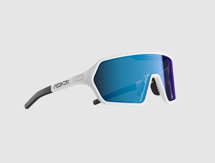 Produktbild React nova white Small Sonnenbrille (Silberne Spiegelbeschichtung)