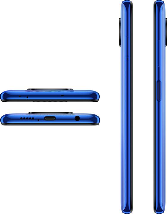 Actual product image Xiaomi Poco X3 Pro (256 GB, Frost Blue, 6.67", Hybrid Dual SIM, 48 Mpx, 4G)