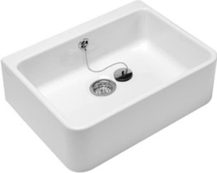 Actual product image Villeroy & Boch V&B Sink O.NOVO 495x170x400mm white (Fitted sink, 40 cm, 49.50 cm)