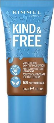 Actual product image Rimmel London Kind & Free Skin Tint Foundation (601 Soft Chocolate)