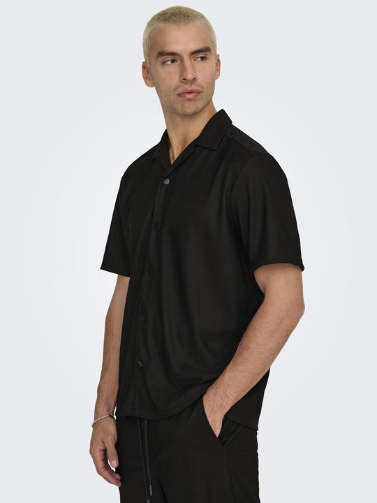 Actual product image Only & Sons Onskari Life Rlx Resort Ss Plizze Shirt (XS)