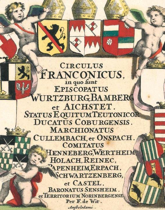 Produktbild Wit:Historische Karte: Fränkischer Reic