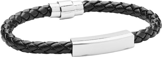 Actual product image MidOcean Fauleti Faux Leather Braided Bracelet (19 cm, 100% synthetic material)