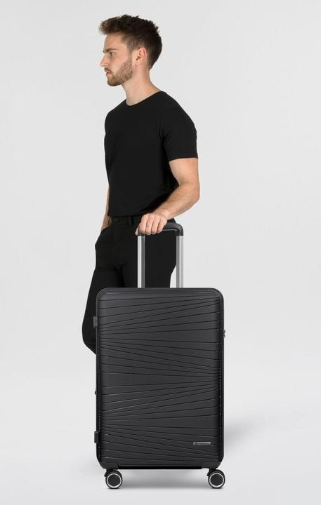 Actual product image Franky Dallas 3.0 4-wheel trolley M 65 cm with stretch fold (74 l, M (50 - 90l))