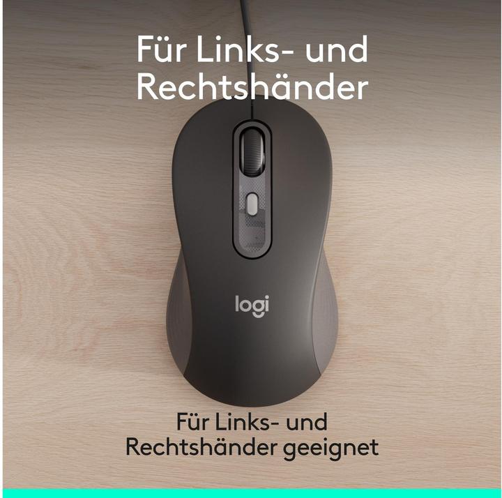Actual product image Logitech LOGI Wired Mouse M520 for Business, Wired Mouse (Cable)