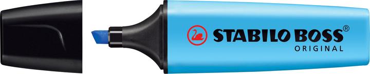 Produktbild STABILO Leuchtmarker blau, 10er Karton (Blau, 5 mm, 10 x)
