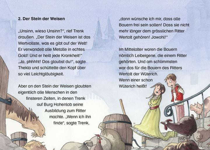 Actual product image Ritter Trenk und das Schwein der Weisen (German, Kirsten Boie, Barbara Scholz, 2021)