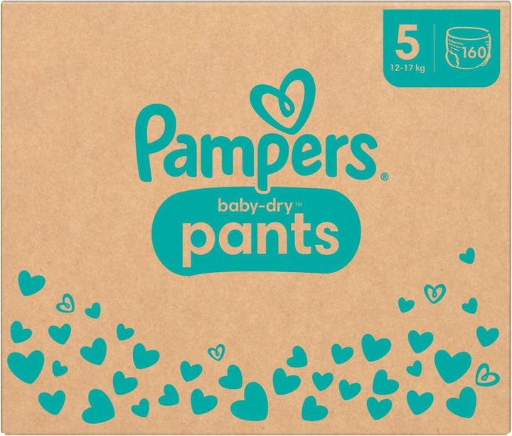 Image du produit Pampers Baby-Dry Pants (Taille 5, Pack mensuel, 160 pièce(s))