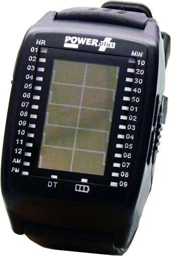 Immagine prodotto Powerplus Solar Orologio digitale binario solare a LED con funzione di powerbank integrata