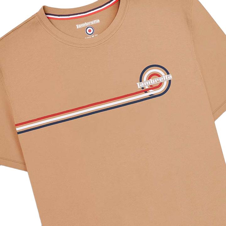 Immagine prodotto Lambretta SS24 Maglietta Striscia Rétro Uomo (M)