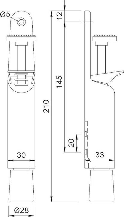 Produktbild Kws Türfeststeller 1032 (1 Stück)