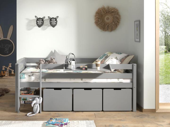 Produktbild Vipack Bett Pino inkl. Hängeablage & Schubladen Set (90 x 200 cm)