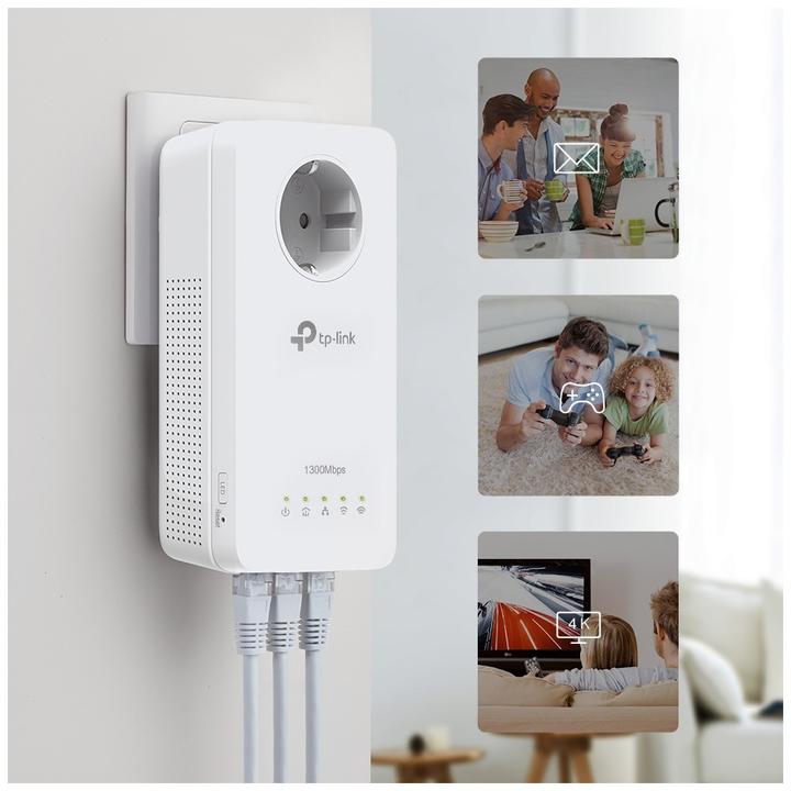 Actual product image TP-Link TL-WPA8631P Kit (300 Mbit/s)