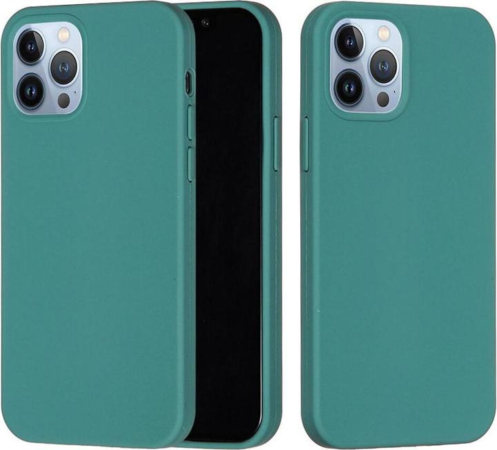 Actual product image Cover-Discount iPhone 15 Pro - Silicone Rubber Case green (Apple iPhone 15 Pro)
