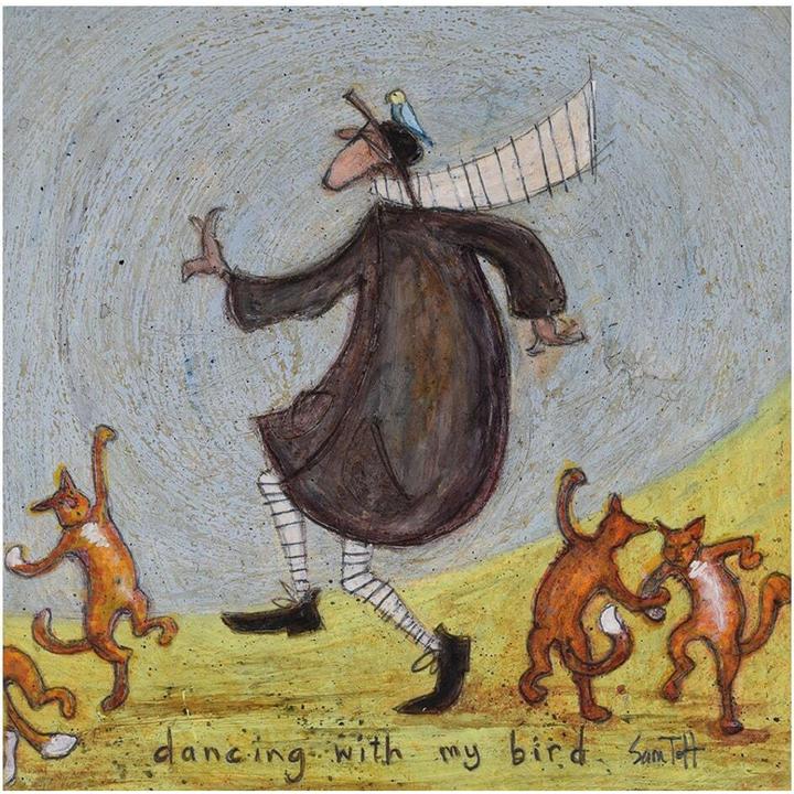 Image du produit Sam Toft Affiche Dancing With My Bird (40 x 40 cm)