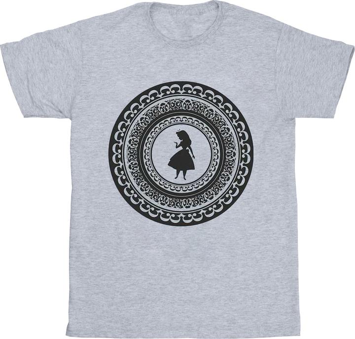 Actual product image Disney Girls Alice In Wonderland Circle Cotton T-Shirt (116)