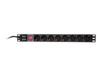 Produktbild LogiLink Steckdosenleiste (8 x, CEE 7/3, 2 m)