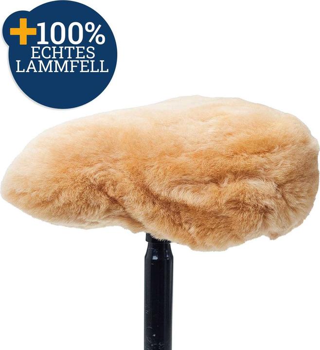 Actual product image Filmer Velo saddle cover made from 100% lambskin