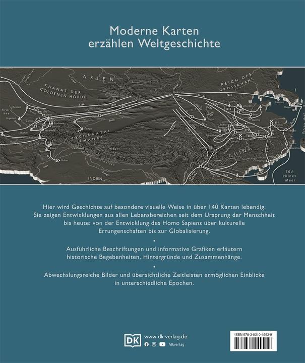 Image du produit Die Geschichte der Welt in Karten (Allemand, Philip Parker, Derek Harvey., Peter Chrisp, Joel Levy, Sally Regan, Philip Wilkinson, Jeremy Harwood, Simon Adams, Reg G. Grant, David Summers, Dr Kay Celtel, 2024)