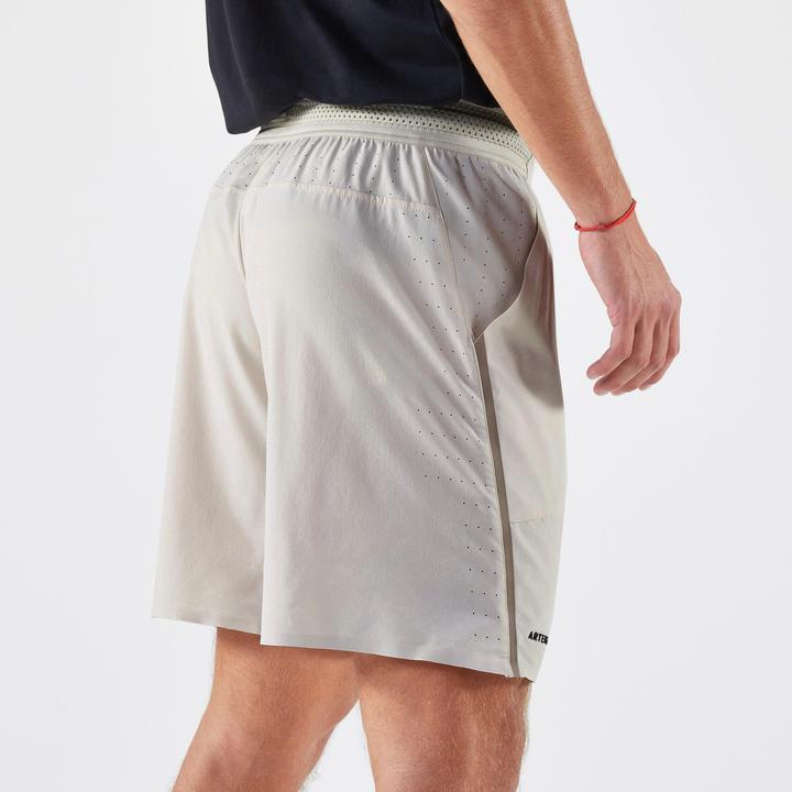 Actual product image Artengo Men's breathable tennis shorts - Dry+ Beige Gaël Monfils (XL)