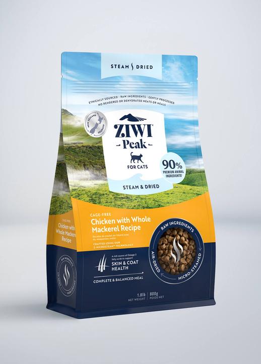 Actual product image Magni Ziwipeak - Steam & dried chicken, cat 800 gr. - (zp076) (Adult, 1 pcs., 800 g)