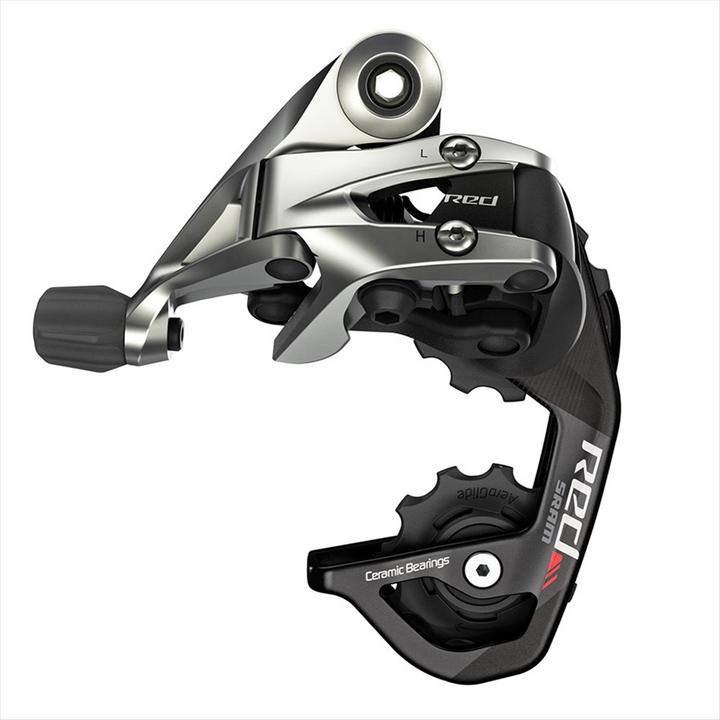 Immagine prodotto Sram Deragliatore posteriore rosso a 11 velocità con gabbia media (11-velocità)