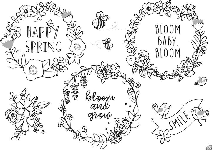 Actual product image Folia Window pictures Templates (Multicoloured, 6 x)