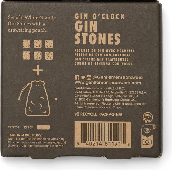 Immagine prodotto Gentlemen's Hardware Gin Stones (Pietre di whisky)