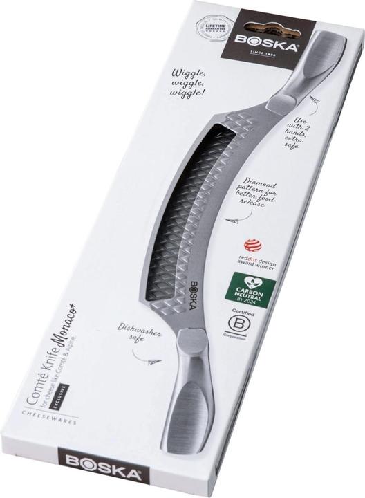 Actual product image Boska Cheese knife Comté Monaco+ No.7 silver stainless steel 290x80x10mm (29 cm)