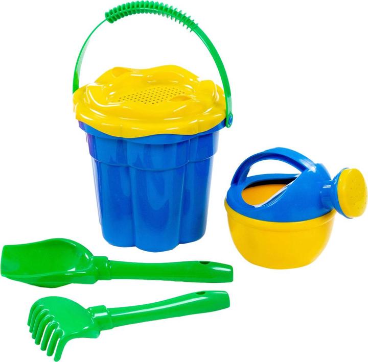Produktbild Polesie Cavallino Classic Eimer-Set Blau, 5-tlg.