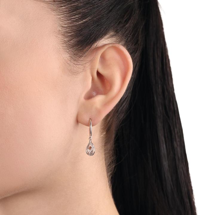 Produktbild zz_ArchivedByPCD_Amor Schmuck_zu_Amor Amor Ohrschmuck für Damen, 925 Sterling Silber, Zirkonia synth., Kristallglas (Silber 925)