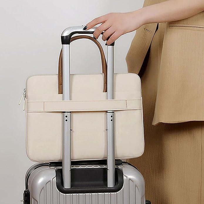 Image du produit Only-Bags.Store Sac à bandoulière portable pour ordinateur portable, sac de conférence portable, 14 pouces (14")