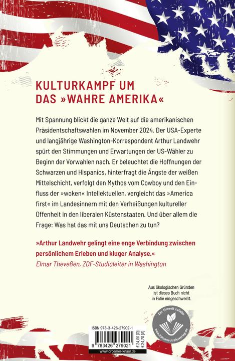 Productafbeelding Die zerrissenen Staaten von Amerika (Duits, Arthur Landwehr, 2024)
