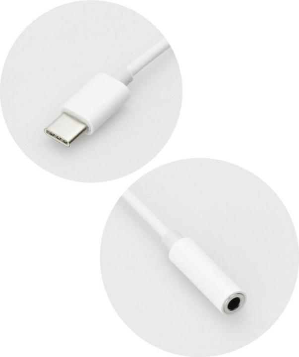 Immagine prodotto No Name Adattatore audio USB-C - jack 3,5 mm biały/bianco sfuso (USB tipo C)