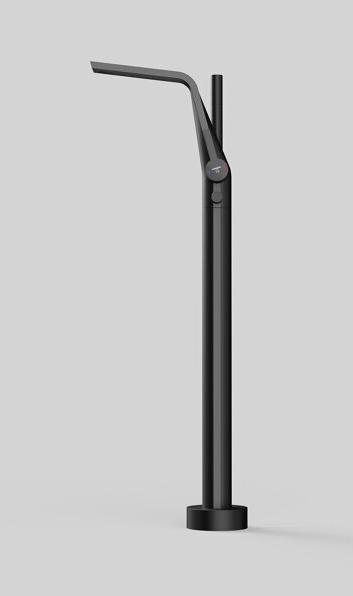 Actual product image Steinberg 260 series bath faucet, freestanding, with hand shower, H: 969mm, projection 220mm, 260116