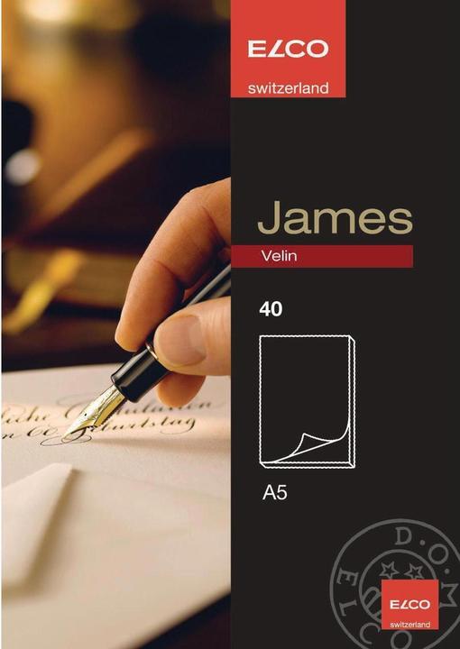 Image du produit Elco James Velin (A5, Blanc, Couverture souple)