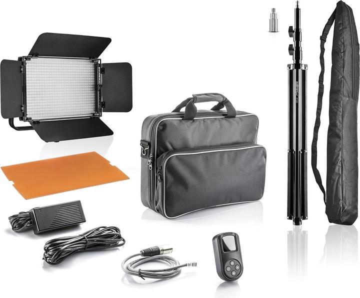 Produktbild Walimex LED Niova 600 Plus Daylight + Stativ WT-806 (Flächenleuchte)