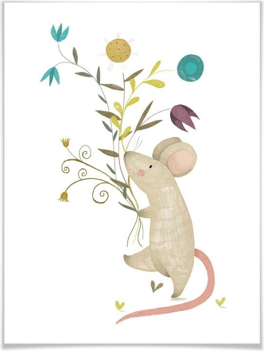 Image du produit Trenddeko Loske - Petite souris (80 x 60 cm)