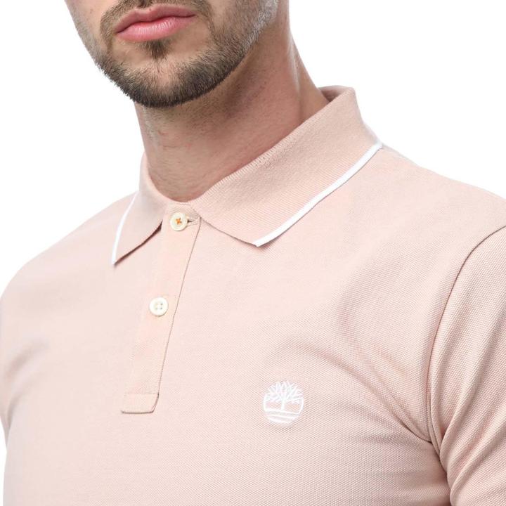 Actual product image Timberland Mens Printed Short-Sleeved Polo Shirt (XL)