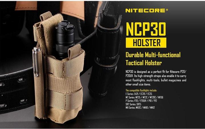 Produktbild Nitecore Nylonholster NCP30 - schwarz