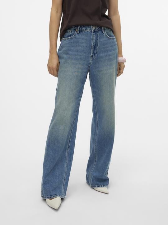 Produktbild Vero Moda VMTOKEY Niedrige Taille Gerade geschnitten Jeans Straight-Fit (W26/L32)