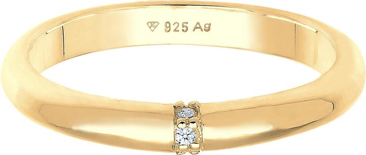 Immagine prodotto Elli Anello Diamante 0,045 ct. Fidanzamento classico in argento 925 (54, 925 Argento)