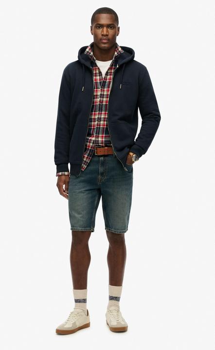 Produktbild Superdry Vest Essential Logo Zip Hoodie Hb M2014128b Eclipse Navy Mannen Maat - L (L)