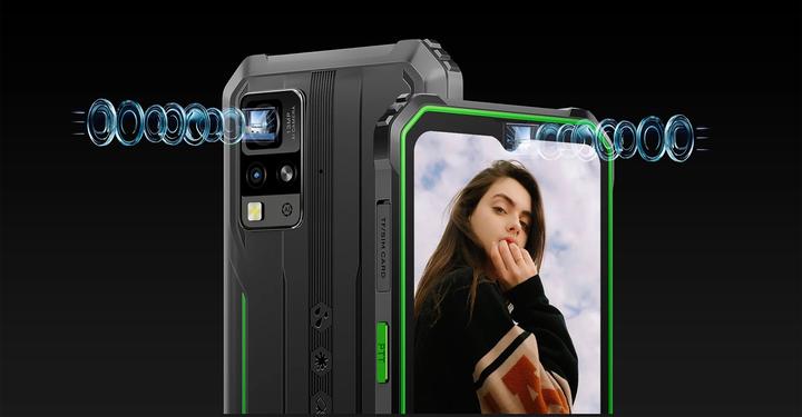Immagine prodotto Blackview DISPOSITIVO MOBILE BV4800/3/64GB VERDE (64 GB, Nero / Verde, 6.56", 13 Mpx, 4G)