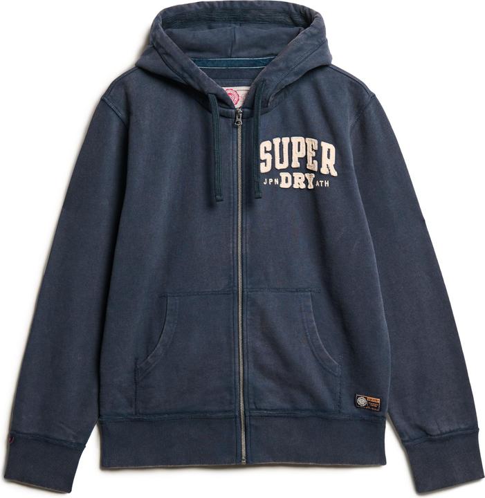 Immagine prodotto Superdry Giacca felpata Casual Vestibilità comoda Felpa con cappuccio atletica vintage con zip (M)