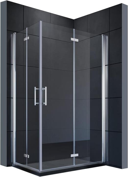 Image du produit SONNI Cabine de douche d'angle 195 cm 100x100x195 cm (195 cm, 100 cm, 195 cm)