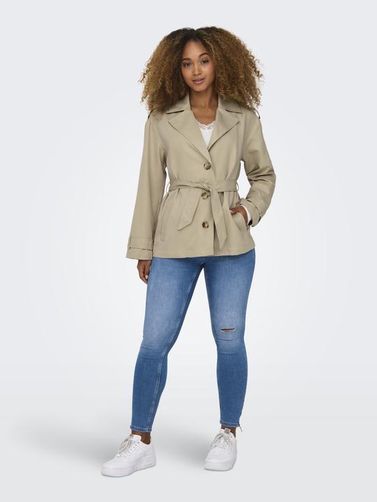 Actual product image Only Lapel collar jacket trench coat (M)